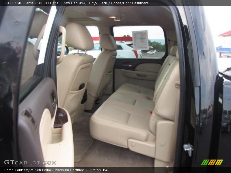 Onyx Black / Cocoa/Light Cashmere 2012 GMC Sierra 2500HD Denali Crew Cab 4x4