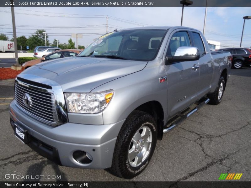 Silver Sky Metallic / Graphite Gray 2011 Toyota Tundra Limited Double Cab 4x4