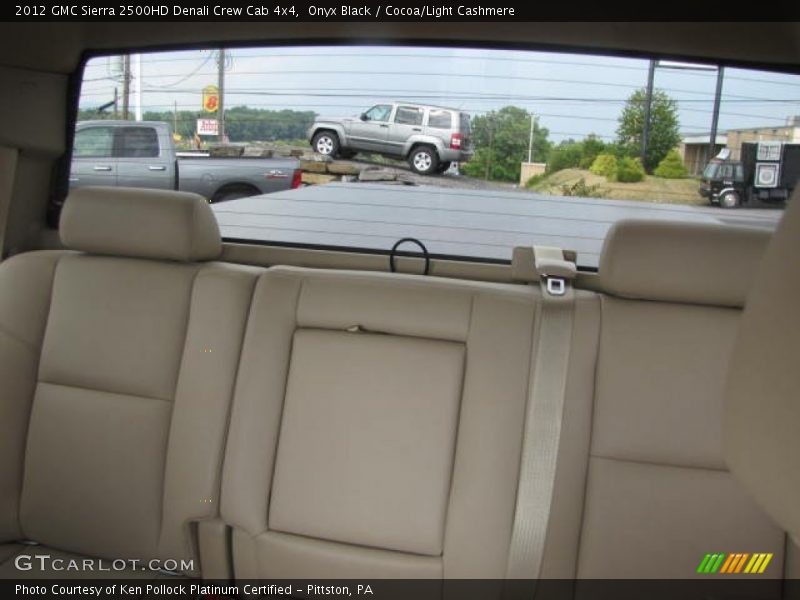 Onyx Black / Cocoa/Light Cashmere 2012 GMC Sierra 2500HD Denali Crew Cab 4x4