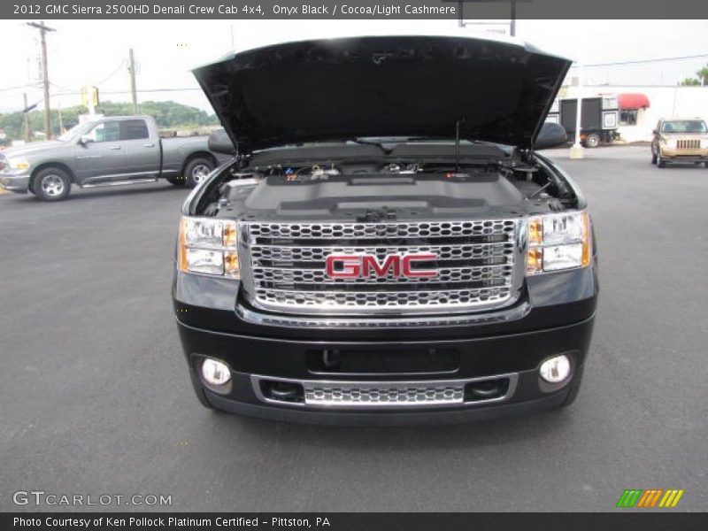 Onyx Black / Cocoa/Light Cashmere 2012 GMC Sierra 2500HD Denali Crew Cab 4x4