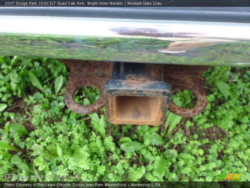 Bright Silver Metallic / Medium Slate Gray 2007 Dodge Ram 1500 SLT Quad Cab 4x4
