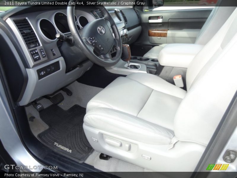 Silver Sky Metallic / Graphite Gray 2011 Toyota Tundra Limited Double Cab 4x4