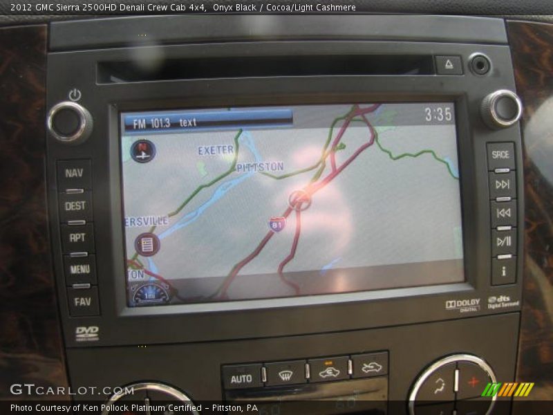 Onyx Black / Cocoa/Light Cashmere 2012 GMC Sierra 2500HD Denali Crew Cab 4x4