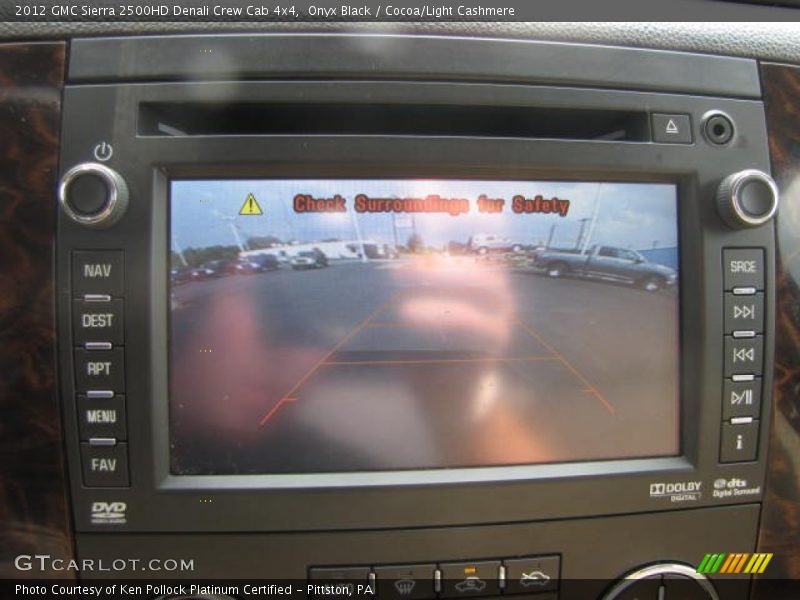 Onyx Black / Cocoa/Light Cashmere 2012 GMC Sierra 2500HD Denali Crew Cab 4x4