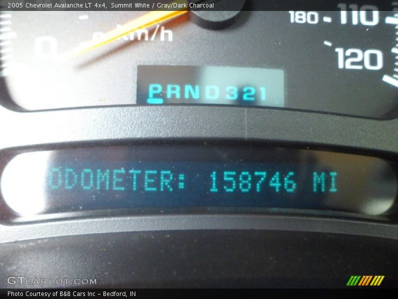 Summit White / Gray/Dark Charcoal 2005 Chevrolet Avalanche LT 4x4