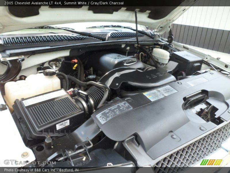 Summit White / Gray/Dark Charcoal 2005 Chevrolet Avalanche LT 4x4