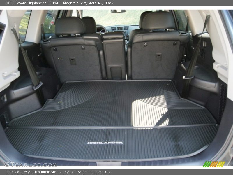 Magnetic Gray Metallic / Black 2013 Toyota Highlander SE 4WD