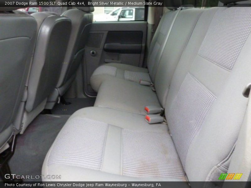 Bright Silver Metallic / Medium Slate Gray 2007 Dodge Ram 1500 SLT Quad Cab 4x4