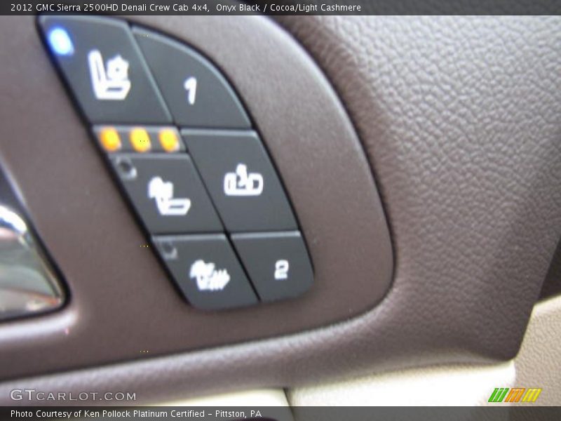 Onyx Black / Cocoa/Light Cashmere 2012 GMC Sierra 2500HD Denali Crew Cab 4x4