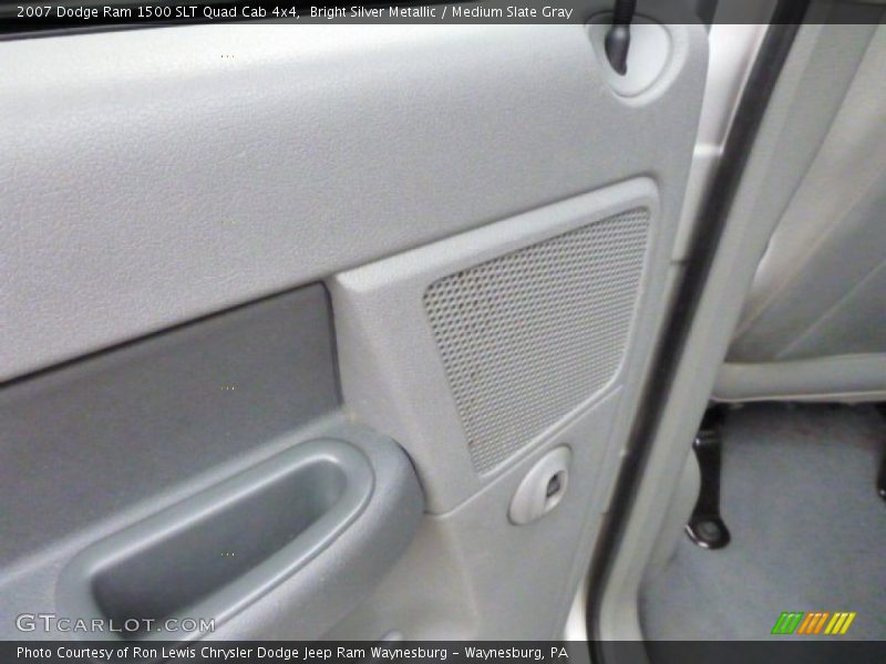 Bright Silver Metallic / Medium Slate Gray 2007 Dodge Ram 1500 SLT Quad Cab 4x4