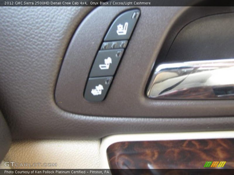 Onyx Black / Cocoa/Light Cashmere 2012 GMC Sierra 2500HD Denali Crew Cab 4x4