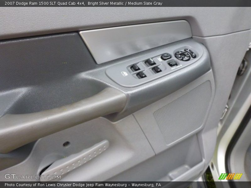 Bright Silver Metallic / Medium Slate Gray 2007 Dodge Ram 1500 SLT Quad Cab 4x4