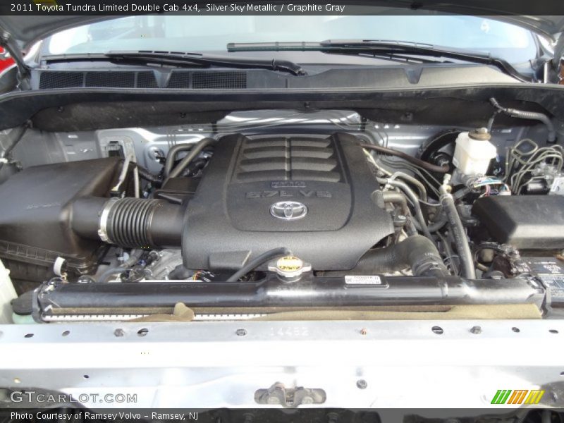 Silver Sky Metallic / Graphite Gray 2011 Toyota Tundra Limited Double Cab 4x4