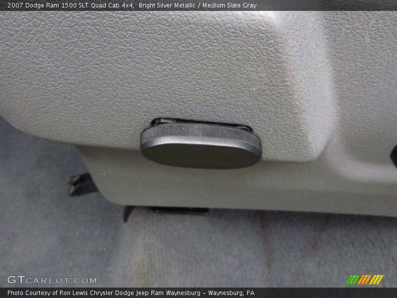 Bright Silver Metallic / Medium Slate Gray 2007 Dodge Ram 1500 SLT Quad Cab 4x4
