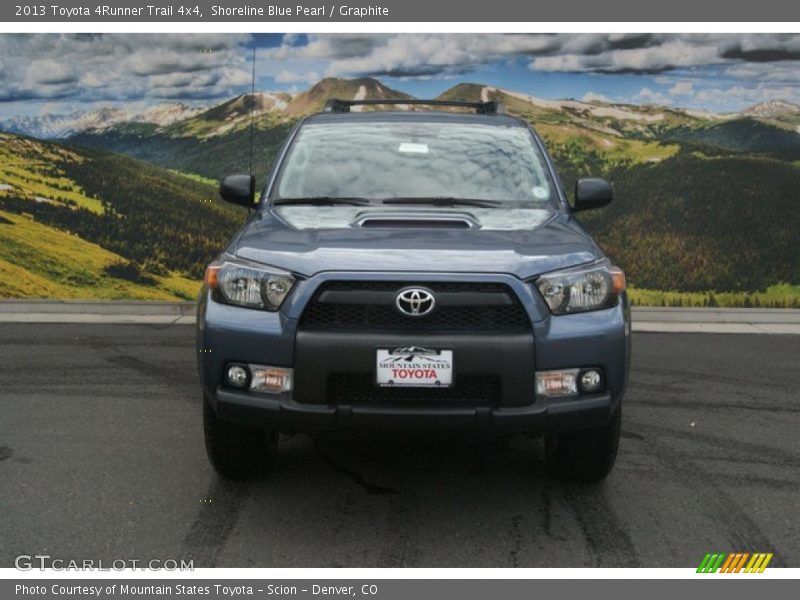 Shoreline Blue Pearl / Graphite 2013 Toyota 4Runner Trail 4x4