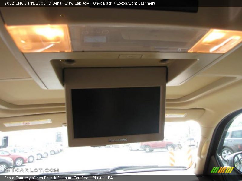 Onyx Black / Cocoa/Light Cashmere 2012 GMC Sierra 2500HD Denali Crew Cab 4x4