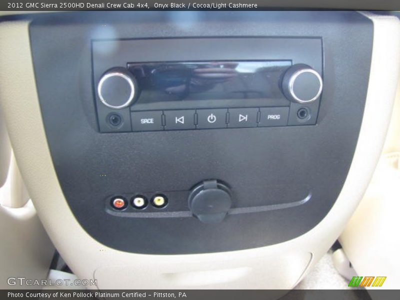 Onyx Black / Cocoa/Light Cashmere 2012 GMC Sierra 2500HD Denali Crew Cab 4x4