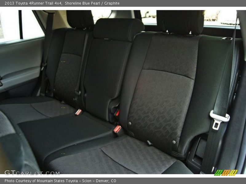 Rear Seat of 2013 4Runner Trail 4x4