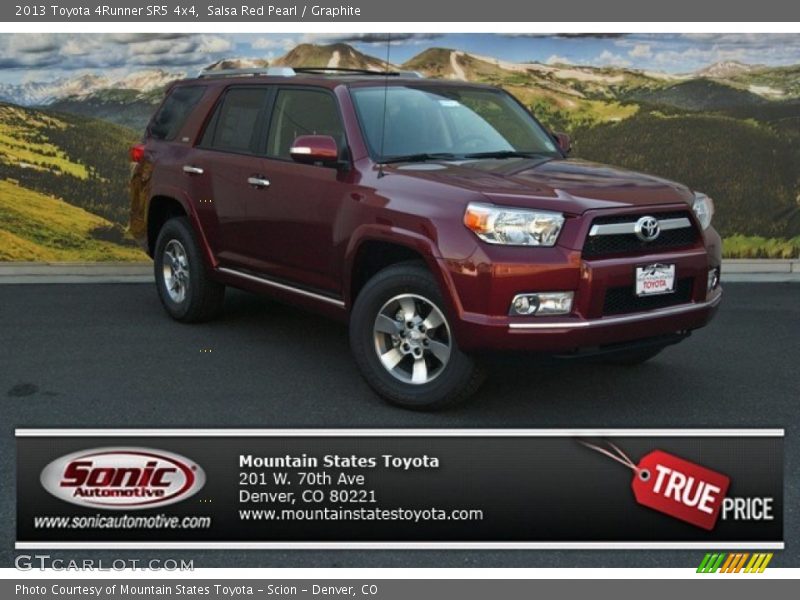Salsa Red Pearl / Graphite 2013 Toyota 4Runner SR5 4x4