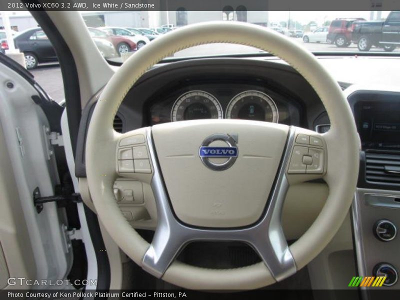 Ice White / Sandstone 2012 Volvo XC60 3.2 AWD