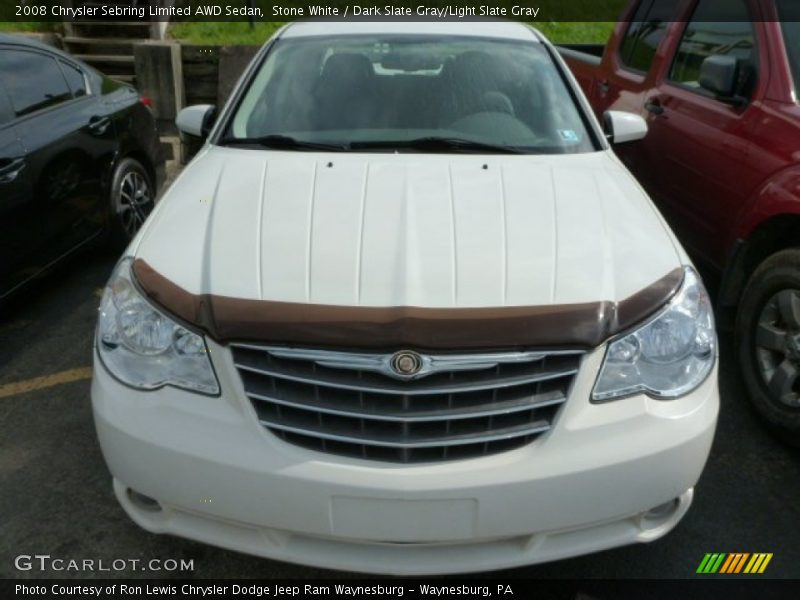 Stone White / Dark Slate Gray/Light Slate Gray 2008 Chrysler Sebring Limited AWD Sedan
