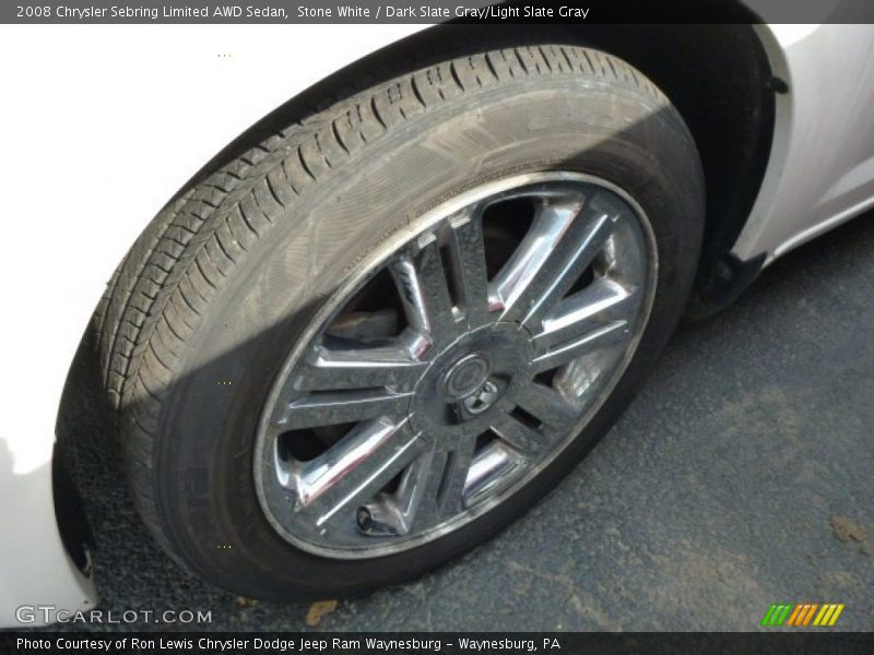 Stone White / Dark Slate Gray/Light Slate Gray 2008 Chrysler Sebring Limited AWD Sedan