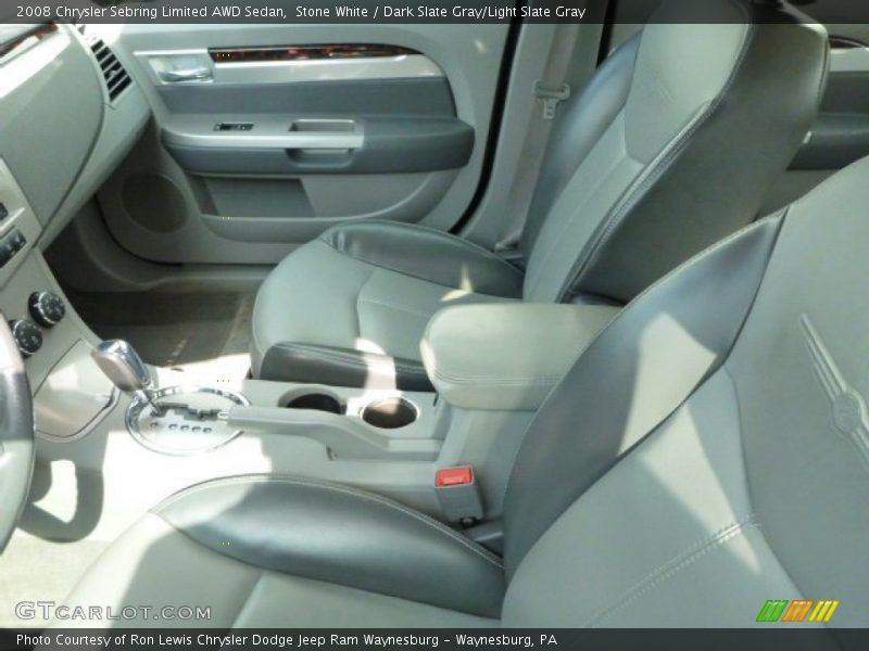 Stone White / Dark Slate Gray/Light Slate Gray 2008 Chrysler Sebring Limited AWD Sedan