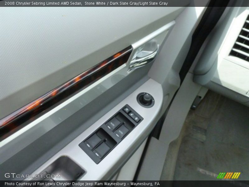 Stone White / Dark Slate Gray/Light Slate Gray 2008 Chrysler Sebring Limited AWD Sedan