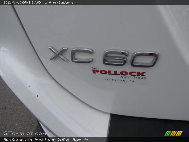 Ice White / Sandstone 2012 Volvo XC60 3.2 AWD