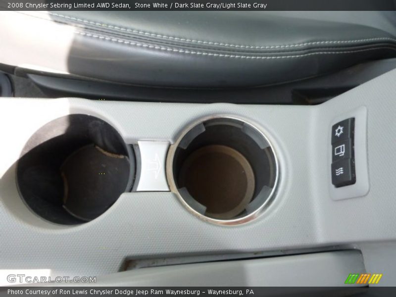 Stone White / Dark Slate Gray/Light Slate Gray 2008 Chrysler Sebring Limited AWD Sedan