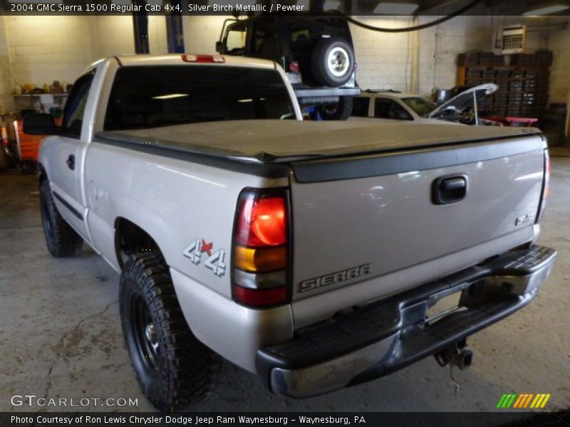 Silver Birch Metallic / Pewter 2004 GMC Sierra 1500 Regular Cab 4x4