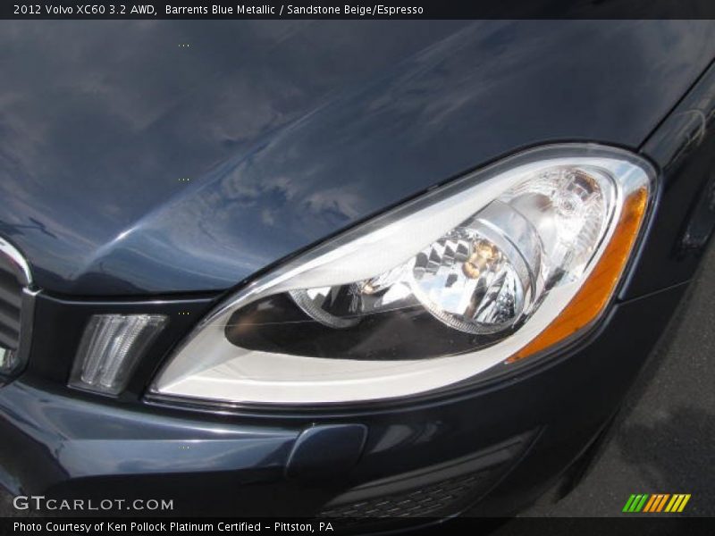 Barrents Blue Metallic / Sandstone Beige/Espresso 2012 Volvo XC60 3.2 AWD