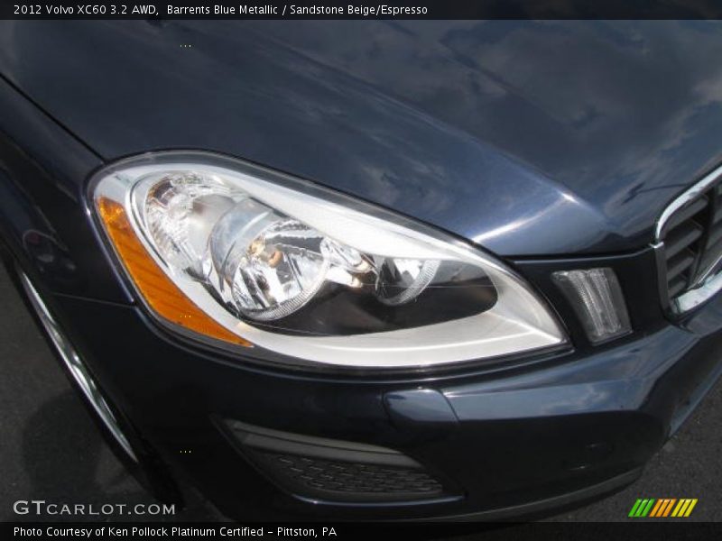 Barrents Blue Metallic / Sandstone Beige/Espresso 2012 Volvo XC60 3.2 AWD