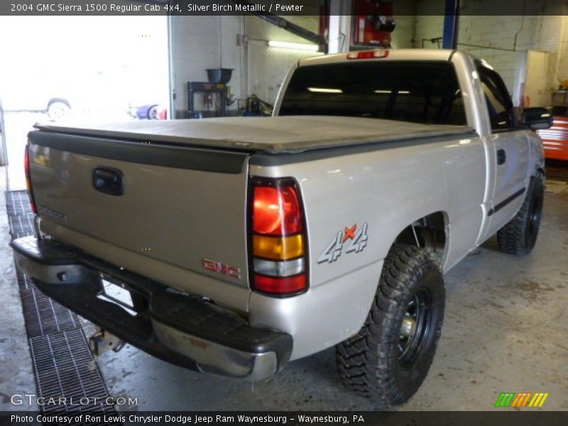 Silver Birch Metallic / Pewter 2004 GMC Sierra 1500 Regular Cab 4x4