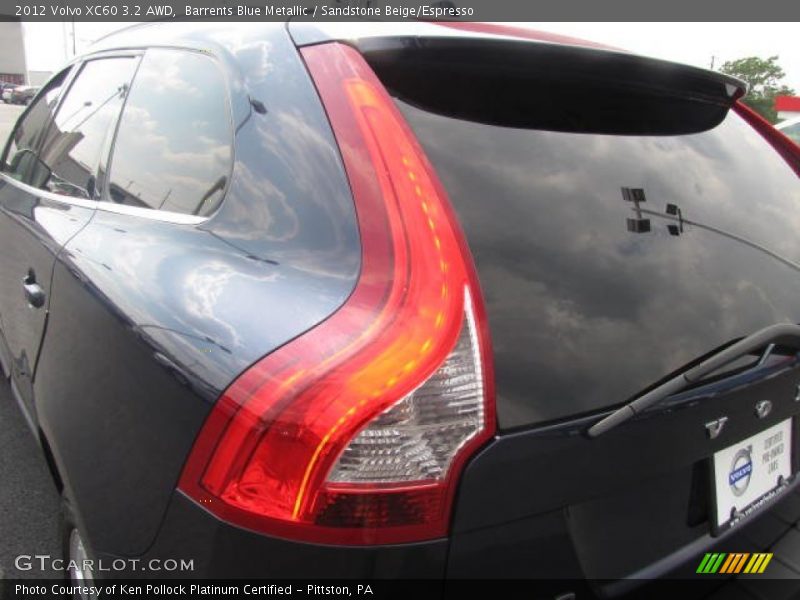 Barrents Blue Metallic / Sandstone Beige/Espresso 2012 Volvo XC60 3.2 AWD