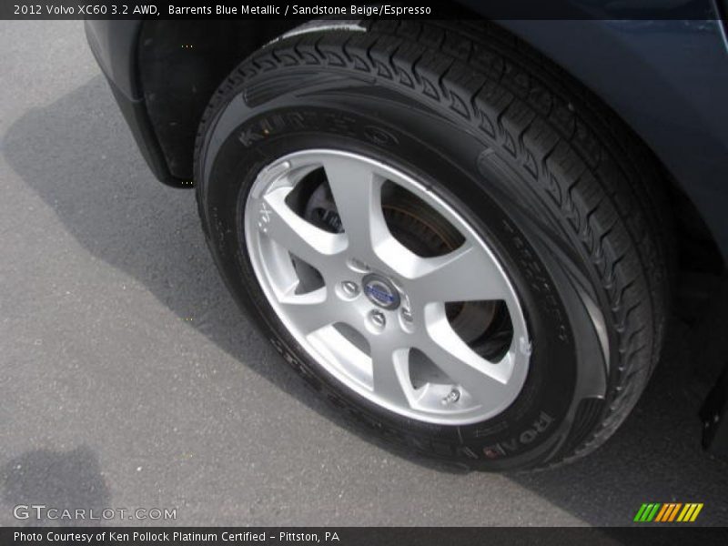 Barrents Blue Metallic / Sandstone Beige/Espresso 2012 Volvo XC60 3.2 AWD