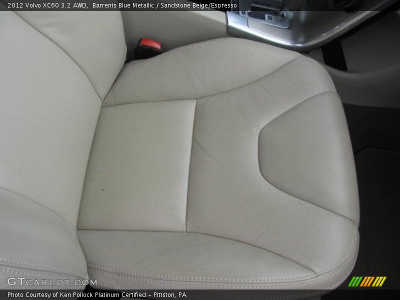 Barrents Blue Metallic / Sandstone Beige/Espresso 2012 Volvo XC60 3.2 AWD