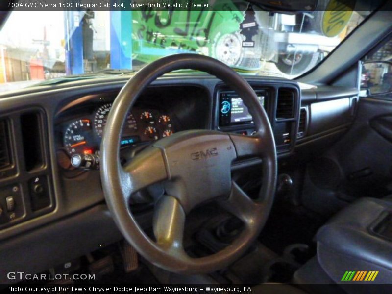 Silver Birch Metallic / Pewter 2004 GMC Sierra 1500 Regular Cab 4x4