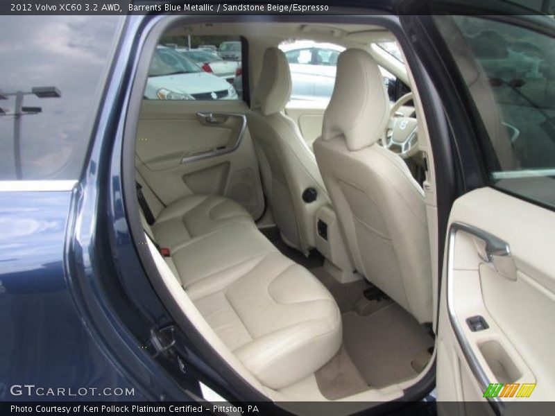 Barrents Blue Metallic / Sandstone Beige/Espresso 2012 Volvo XC60 3.2 AWD