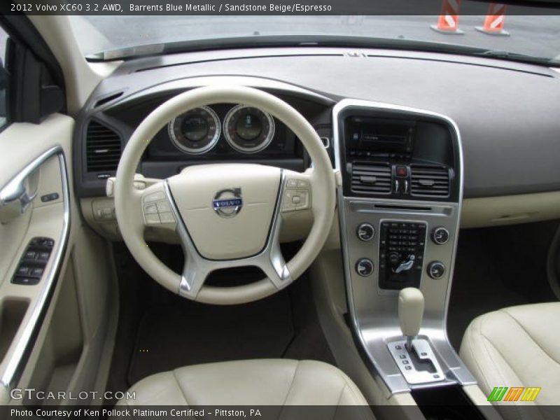 Barrents Blue Metallic / Sandstone Beige/Espresso 2012 Volvo XC60 3.2 AWD