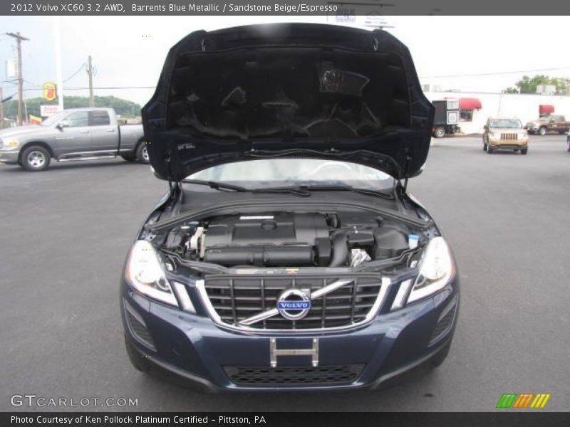 Barrents Blue Metallic / Sandstone Beige/Espresso 2012 Volvo XC60 3.2 AWD