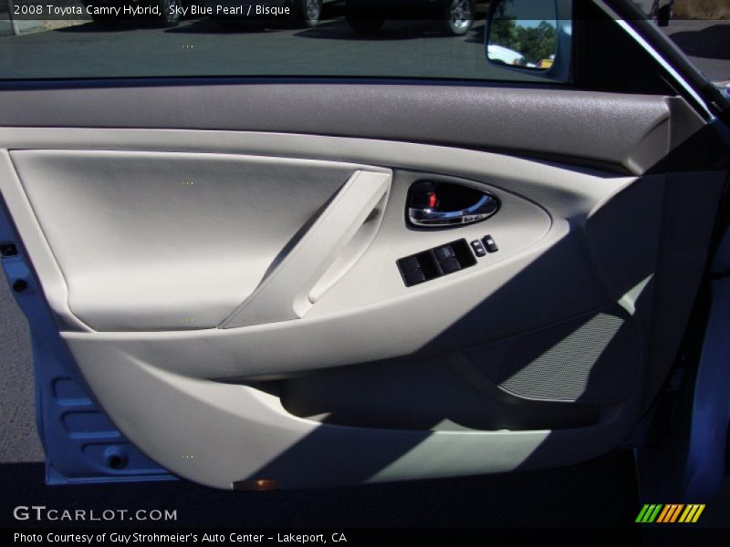 Sky Blue Pearl / Bisque 2008 Toyota Camry Hybrid