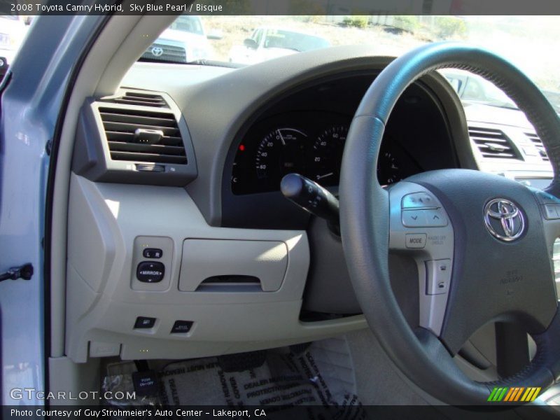 Sky Blue Pearl / Bisque 2008 Toyota Camry Hybrid