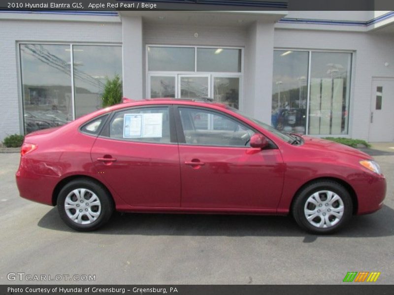 Apple Red Pearl / Beige 2010 Hyundai Elantra GLS