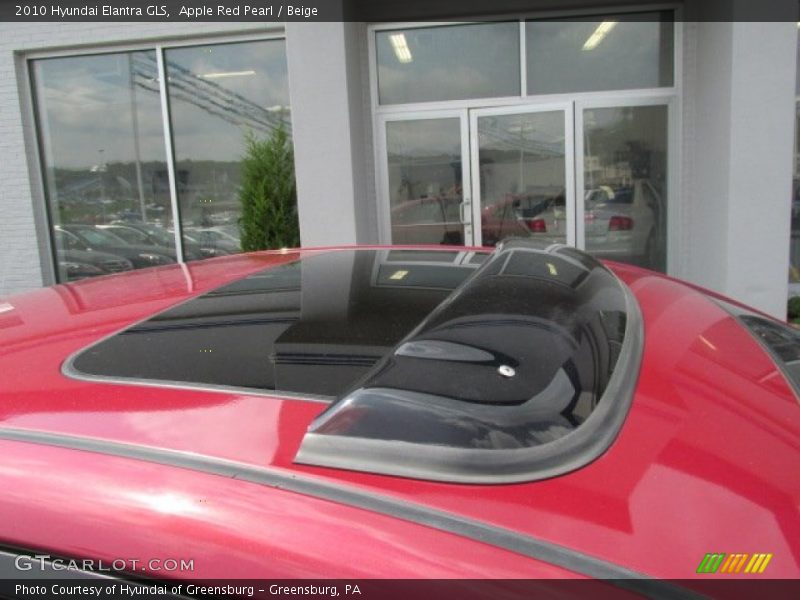 Apple Red Pearl / Beige 2010 Hyundai Elantra GLS