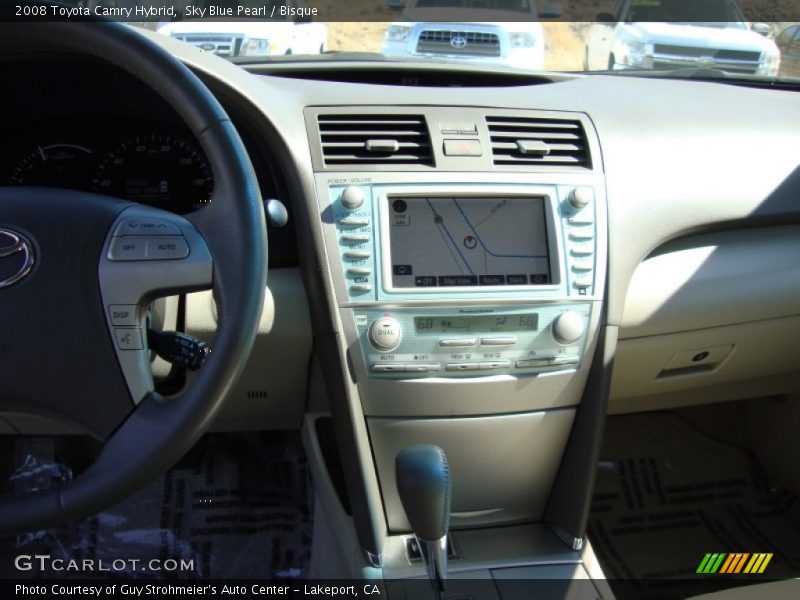 Sky Blue Pearl / Bisque 2008 Toyota Camry Hybrid