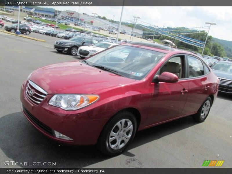 Apple Red Pearl / Beige 2010 Hyundai Elantra GLS