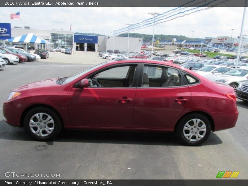 Apple Red Pearl / Beige 2010 Hyundai Elantra GLS