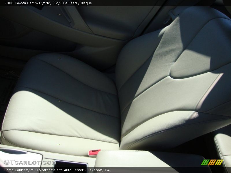 Sky Blue Pearl / Bisque 2008 Toyota Camry Hybrid