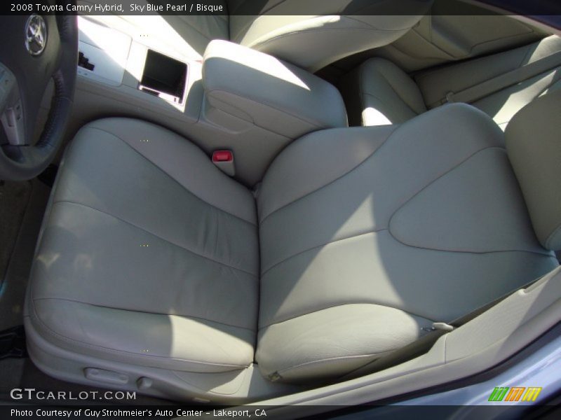 Sky Blue Pearl / Bisque 2008 Toyota Camry Hybrid